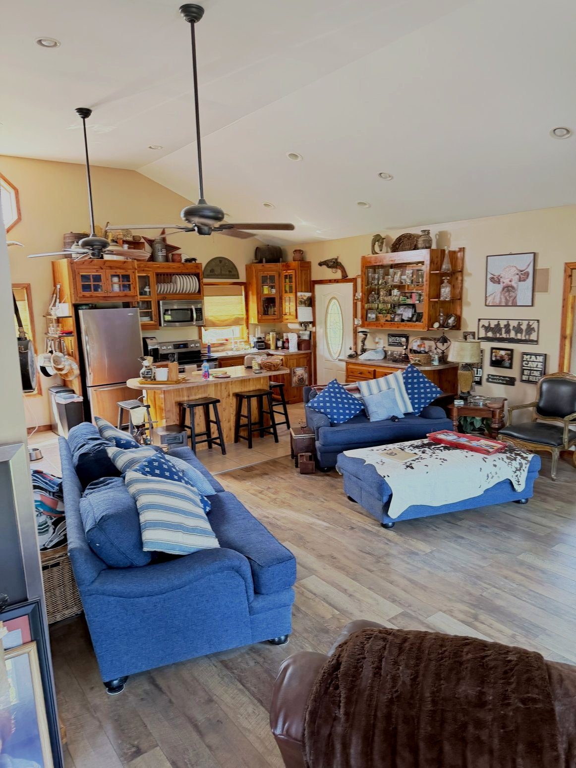 3400 residence — open great room and kitchen