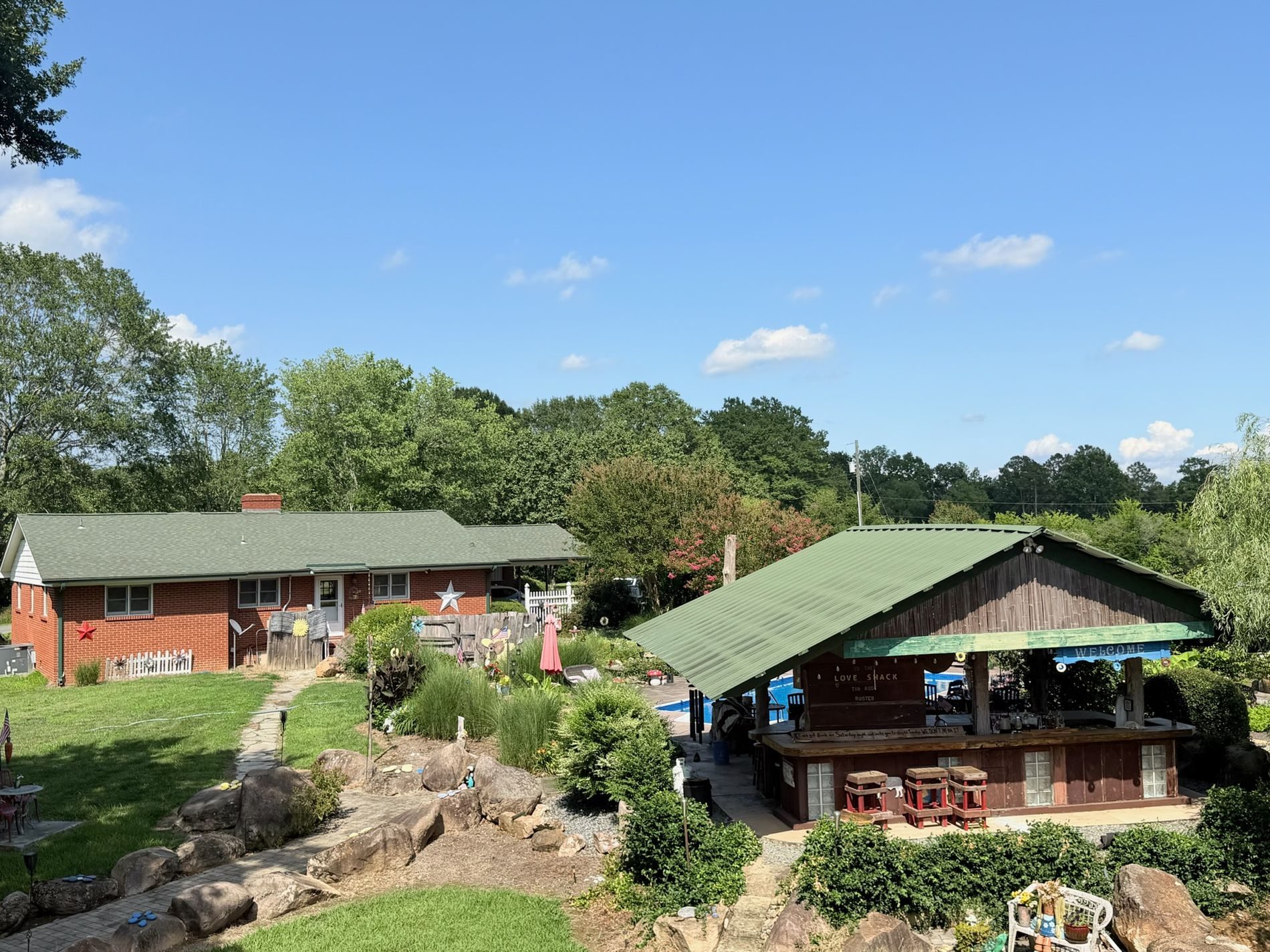 3400 residence — pool and covered bar